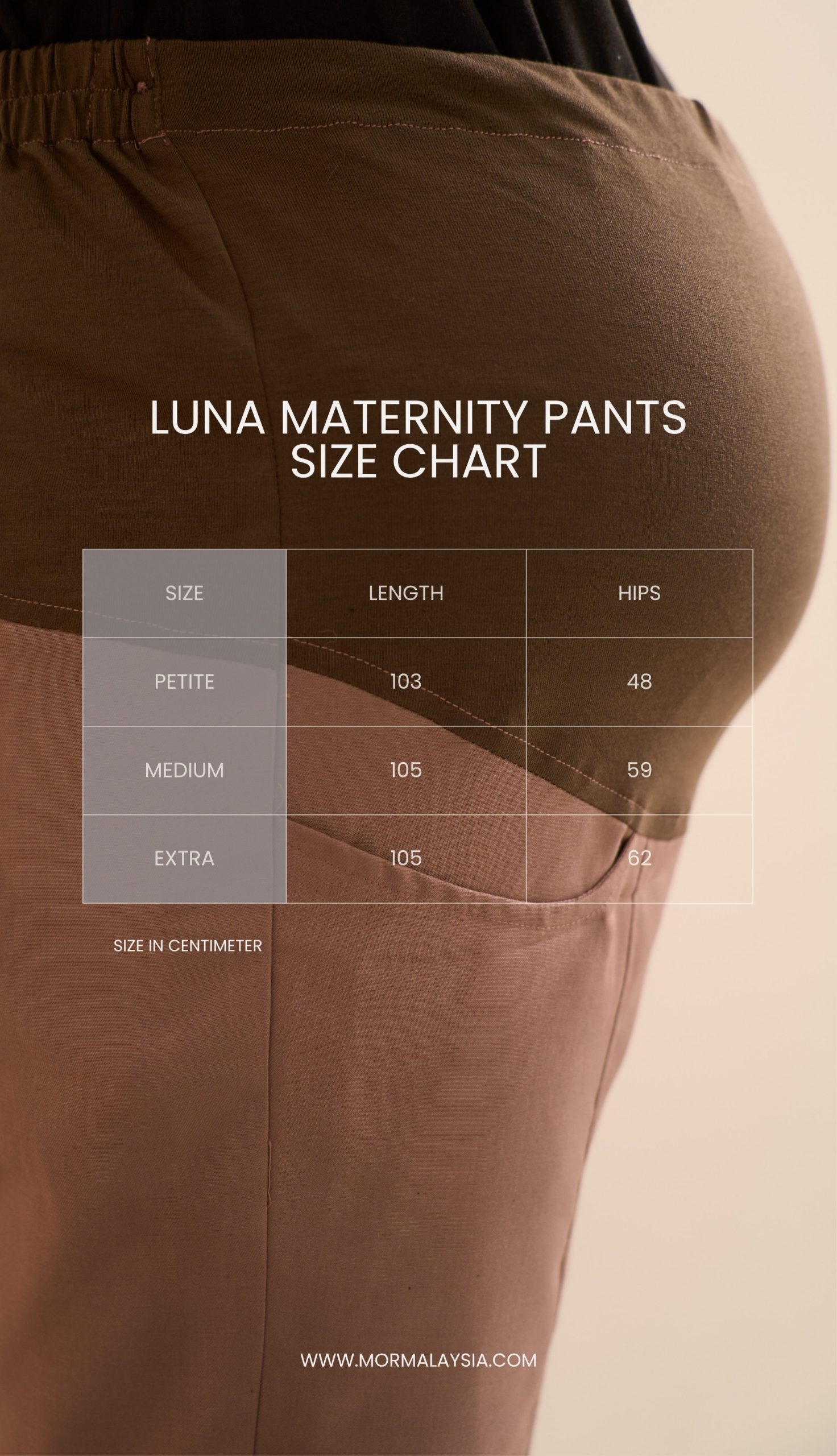 Adjustable Luna Maternity Pants in Black - Image 7