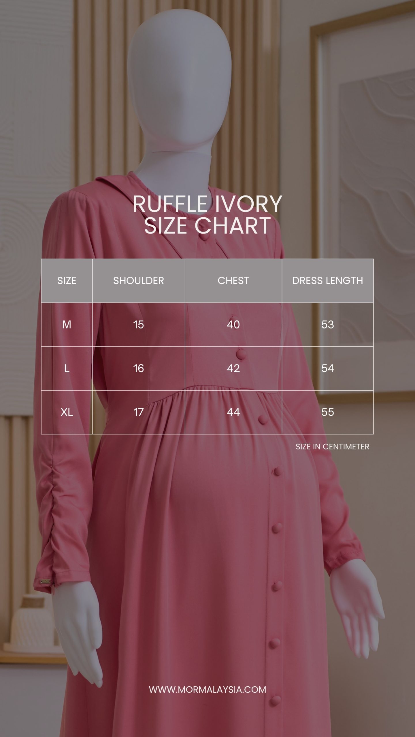 gray and white minimalist fashion size chart your story