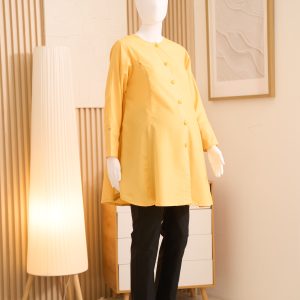Aurelia Tunic in Butter Yellow