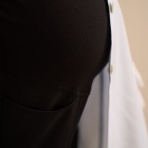Adjustable Luna Maternity Pants in Black