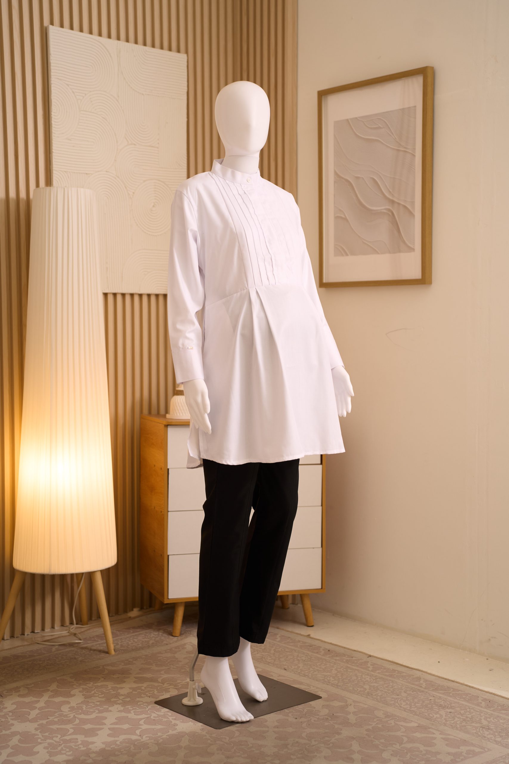 Sofia Pleated Lily in Suci