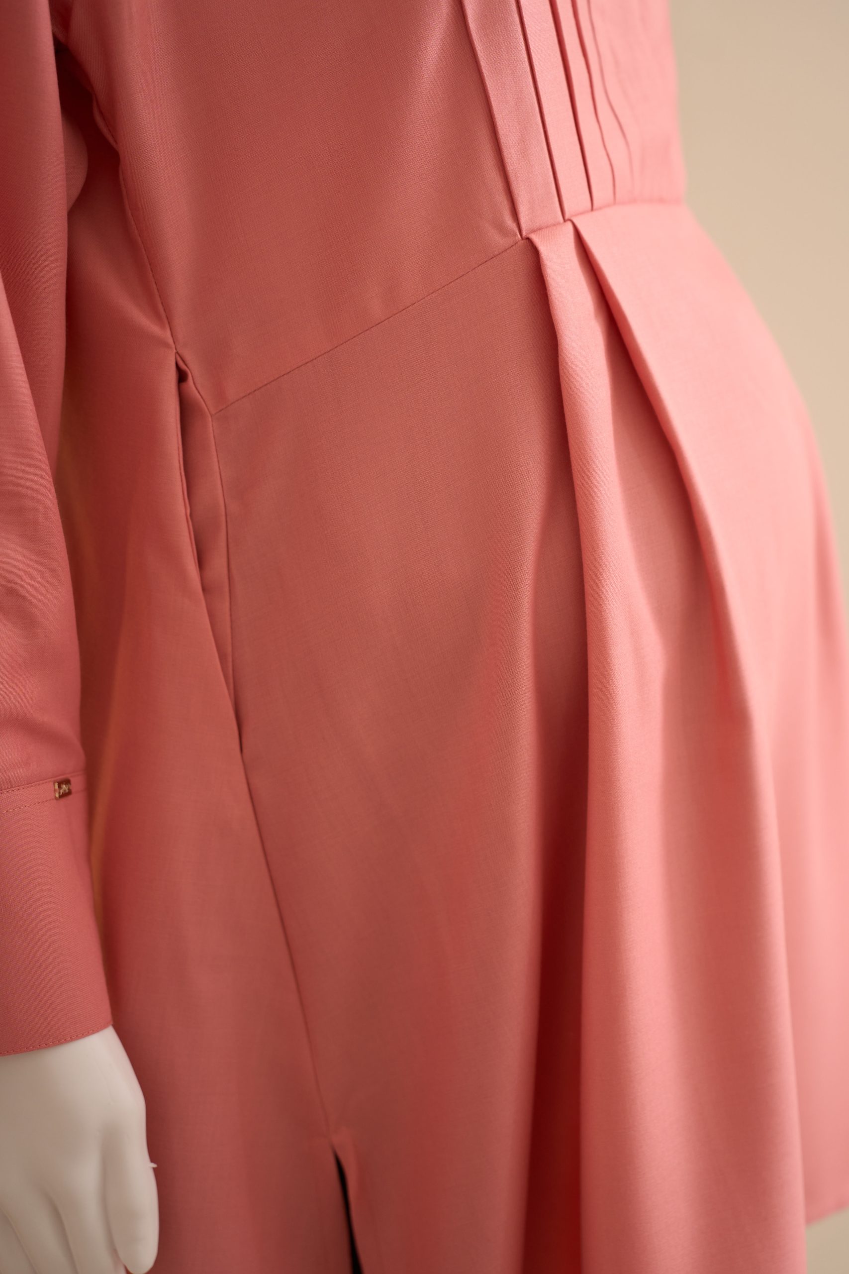 Sofia Pleated Lily in Guava - Image 2