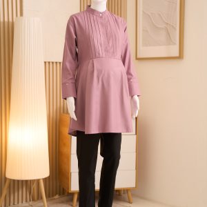 Sofia Pleated Lily in Grapes